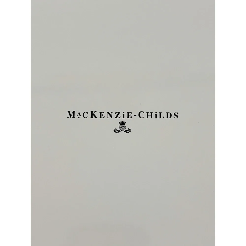 MacKenzie-Childs Courtly Check Petal Platter 16